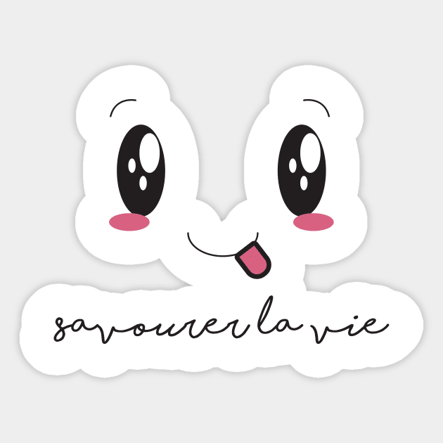 "Croquer la vie" collection | savourer la vie Sticker by Arlette